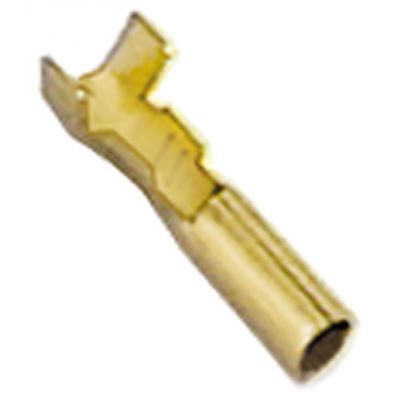 Papuc terminal cilindric CuZn ø 2,4 mm, pentru fir 0,5-1,5 mm², 20 de bucati - 100023