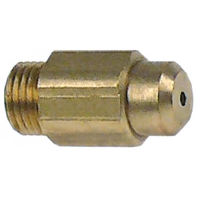 Duza de gaz ø 1,1 mm, filet M10x1 mm, hexagon 12 mm - 100067