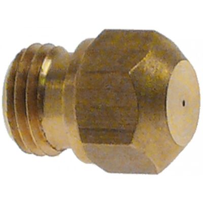 Duza de gaz pentru arzator, filet M9x1, hexagon 10 mm, orificiu ø 0,85 mm - 100500
