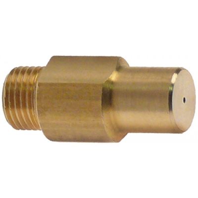 Duza de gaz ø 1,15 mm, cod 115, filet M10x1, hexagon 11 mm - 100638