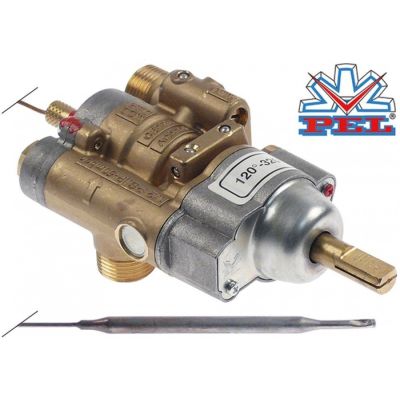 Robinet de gaz termostatic PEL 24ST, temp. 120-320 °C - 101076