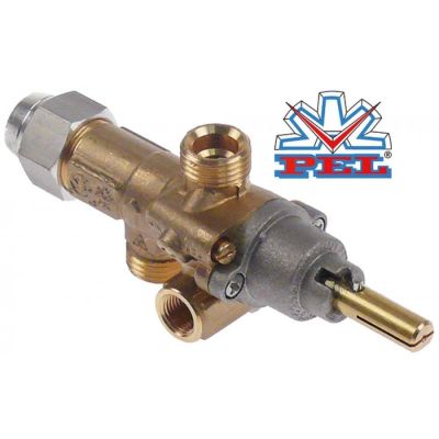 Robinet de gaz PEL 21S, ax ø 8x6,5 mm, duza flacara de veghe 0,35 mm - 101095