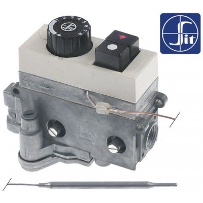 Valva de gaz termostatica SIT seria 710 Minisit, 110-190°C, friteuza, cu regulator de presiune - 101118