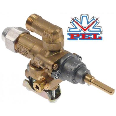 Robinet de gaz PEL21S V, montare cu colier - 101628