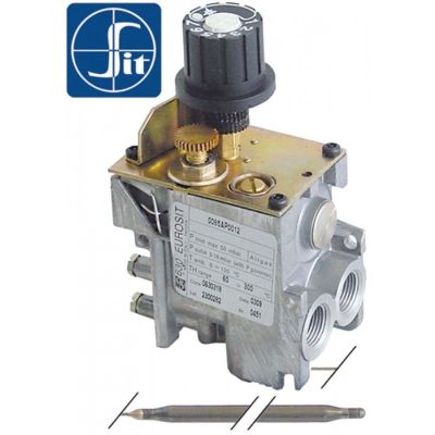 Valva de gaz termostatica SIT 630 Eurosit, t° 60-300°C, racorduri gaz 3/8" - 101696