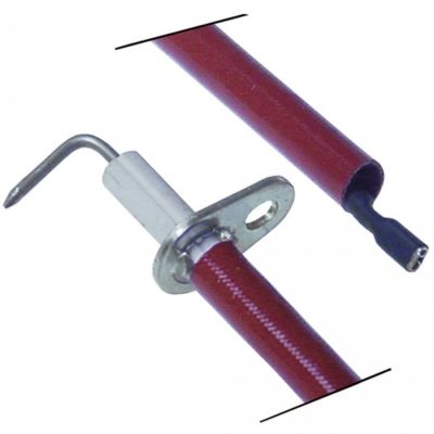 Electrod de aprindere, lungime flansa 23mm, latime flansa 15mm, D1 ø 6,5mm, L1 - 9mm, L2 - 16mm - Cod 101794