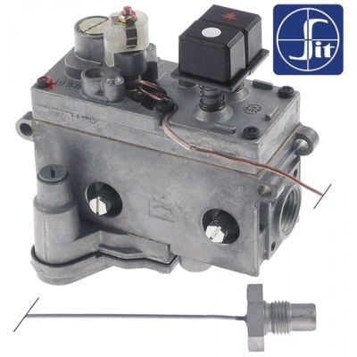 Valva de gaz, seria 710 Minisit, t.max. 90 °C 20 - 90 °C, intrare gaz ½ ", iesire gaz 3 / 8" - Cod 101910 