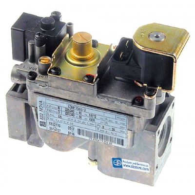 Valva de gaz 822 NOVA SIT 0.822.110, 230 V, 50 Hz, intrare gaz ½", iesire gaz ½", racord arzator pilot M10x1 mm - 101967