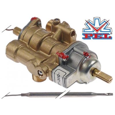 Robinet de gaz termostatic PEL 25ST, t max. 300°C  - 101991