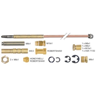 Dispozitiv de siguranta la stingerea flacarii (senzor de flacara) 120 cm, set termocuplu de 14 piese - 102004