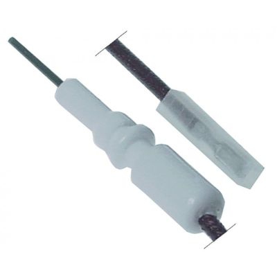 Electrod de aprindere D1 ø 6mm, D2 ø 10mm, L1 17mm, BL1 20mm, BL2 23mm, conexiune F 2,8x0,8mm - Cod 102328