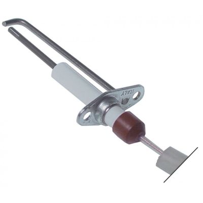 Electrod de aprindere, lungime flansa 38mm, latime flansa 17mm, D1 ø 9,5mm, L1 - 35mm, BL1 - 30mm - Cod 102352