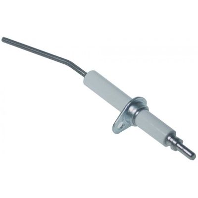 Electrod de aprindere, lungime flansa 24mm, latime flansa 17mm, D1 ø 9,5 mm, L1 60mm, L2 12mm - Cod 102359