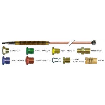 Termocupla universala L 900 mm, set de 12 piese - 102541