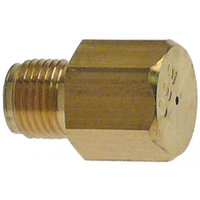 Duza de gaz ø 0,92 mm, filet M8x0.75 mm, hexagon 11 mm - 104071