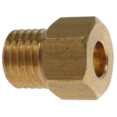 Duza de gaz ø 0,8 mm, M6x0,75 mm, hexagon 7 mm - 104765