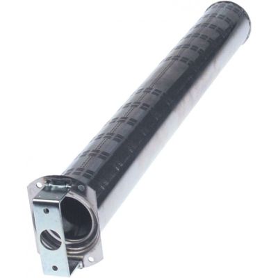 Arzator tubular, ø 50mm, L 425mm cu surub M5x12, latime flansa 52mm, pentru cuptor cu aer cald, flansa ø 75mm - Cod 105775