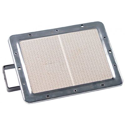 Arzator ceramic ext. 218 x 162 mm, suprafata de ardere 175 x 125 mm, arzator kebab, gyros, shaorma - 105986