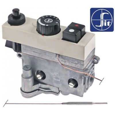 Valva de gaz termostatica 710 Minisit 120-340°C, cu regulator de presiune, SIT 0710656 - 106018