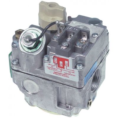 Valva de gaz, alimentara, Operator millivolt, intrare gaz ¾", iesire gaz ¾" - Cod 106123