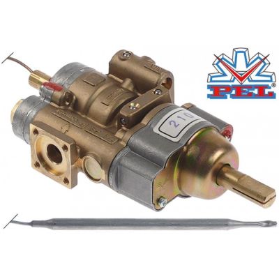 Robinet de gaz termostatic PEL 24STS, t.max 210 °C, montare cu flanse - 106195