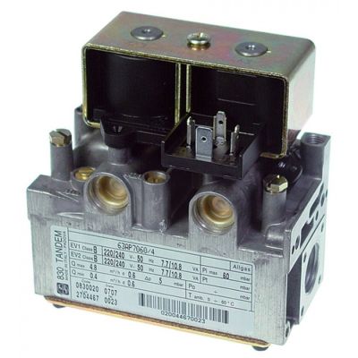 Valva de gaz SIT 0830020, 230V, 50Hz, intrare gaz 1/2", iesire gaz, 1/2" - 106219