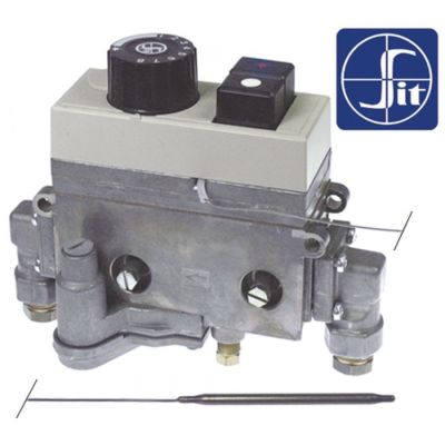 Valva de gaz termostatica, seria 710 Minisit, t.max. 340 °C, 100-340°C, cu regulator de presiune - Cod 106240