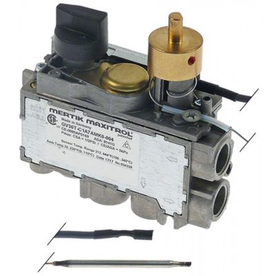 Valva de gaz termostatica MERTIK Maxitrol type GV30T, t.°C 100-340°C, racorduri 3/8" - 106397