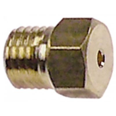 Duza de gaz M6x0,75 mm, hexagon 7, orificiu ø 0,95 mm - 106481