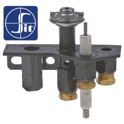 Arzator pilot SIT serie 190 cu 3 flacari, cu electrod de aprindere si duza 0,30 / 0,45 mm, gaz natural si GPL - 106708