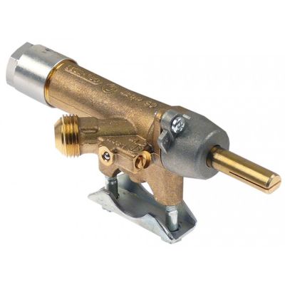 Robinet de gaz Copreci type CAL-5200, ax ø 8x6,5 mm, lungimi ax 27/12 mm - 107165