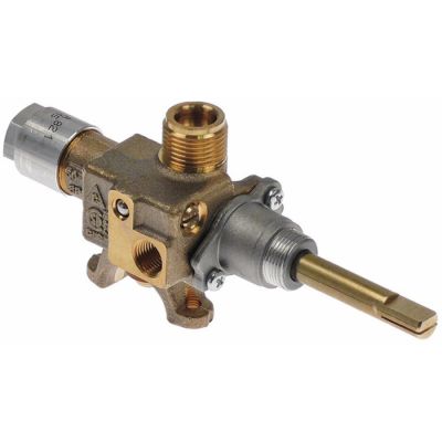 Robinet de gaz COPRECI, tip CPMM18700, intrare flansa ø 21mm, duza bypass ø 0,9 mm - 107314