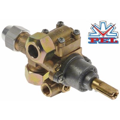 Robinet de gaz PEL 22S/O, intrare/iesire gaz filet M20x1,5 mm - 107364