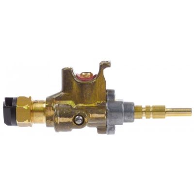 Robinet de gaz SABAF tip 10, intrare gaz flansa ø 16 mm, duza bypass ø 0,27 mm - 107379