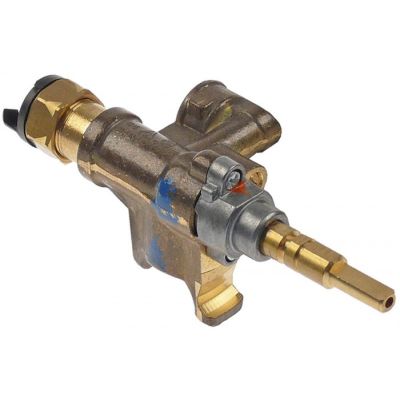 Robinet de gaz SABAF, tip 10, intrare gaz flansa ø 16 mm, duza bypass ø 0,24 mm - 107382