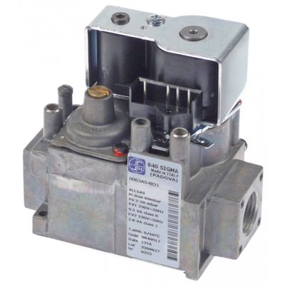 Valva de gaz SIT 840 Sigma 0840017, 230V, 50Hz, intrare-iesire gaz 1/2", P 2-50 mbar - 107498