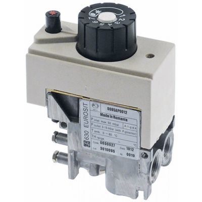 Valva de gaz manuala Eurosit 630, intrare / iesire 3/8", filet termocupla M9x1, SIT 0630027, 0085AP0012 - 107772