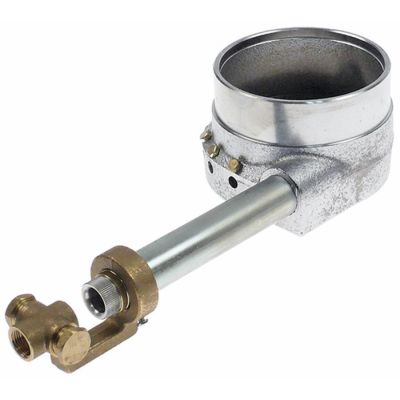 arzator tip Volcan 6kW DI ø 66mm DE ø 112mm  ø orificiu 105mm lungime țeavă 120mm