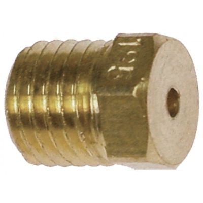 Duza de gaz cu orificiu ø 1.9 mm, filet M8x1, hexagon 10 mm - 107861