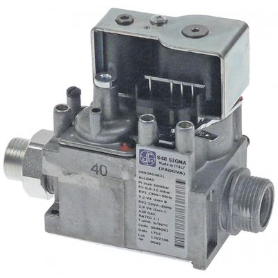 valva de gaz tip 230V 50Hz intrare gaz 3/4\" ieșire gaz 3/4\" interval de presiune 0,5-12mbar