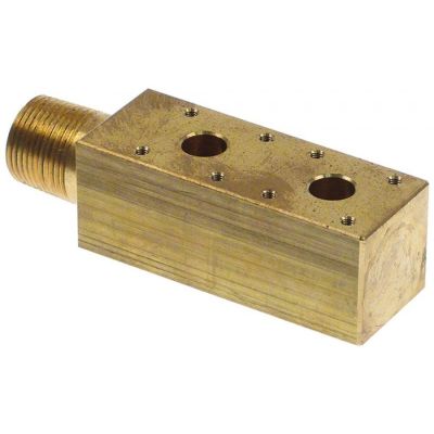 distributie gaz L 118mm alamă filet conic potrivit pentru HOUNÖ cuptor combinat cu aburi