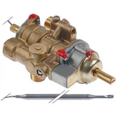 Robinet de gaz termostatic AB A65T, 100-300°C, filete M16x1.5 - 107915