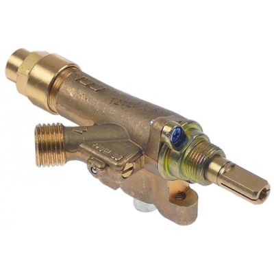 Robinet de gaz ECA, flansa ø 21mm, duza bypass ø 0,55 mm - 109096