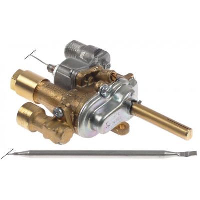 Robinet de gaz termostatat COPRECI tip MTZ22300, intrare gaz flansa ø 21mm bypass ø 0,5 mm - 109112