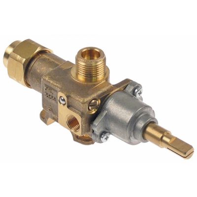 Robinet de gaz COPRECI tip CAL-3200,  ø teava 21 mm, duza bypass  ø 1 mm - 109185