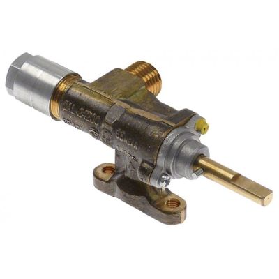 robinet de gaz cu știft COPRECI tip CAL-24200 intrare gaz flanșă de țeavă ø14mm ø DB 0.4mm
