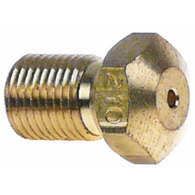 Duza de gaz  ø 2,1 mm, filet M10x1 mm, hexagon 13 mm - 109429