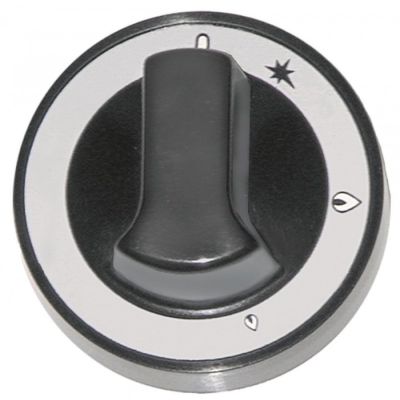 Buton robinet de gaz ø 72 mm, ø 10 x 8 mm, tesitura jos,  OLIS - 110052