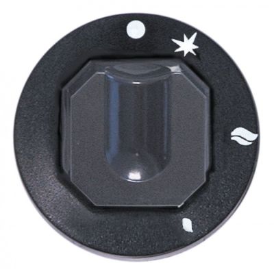 Buton robinet de gaz ø 70 mm, ax ø 10x8 mm, tesitura sus - 110309