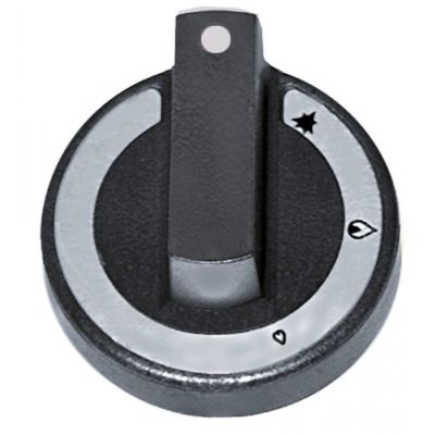 Buton robinet de gaz ø 77 mm, ax ø 10 x 8 mm, tesitura jos, OLIS - 110353